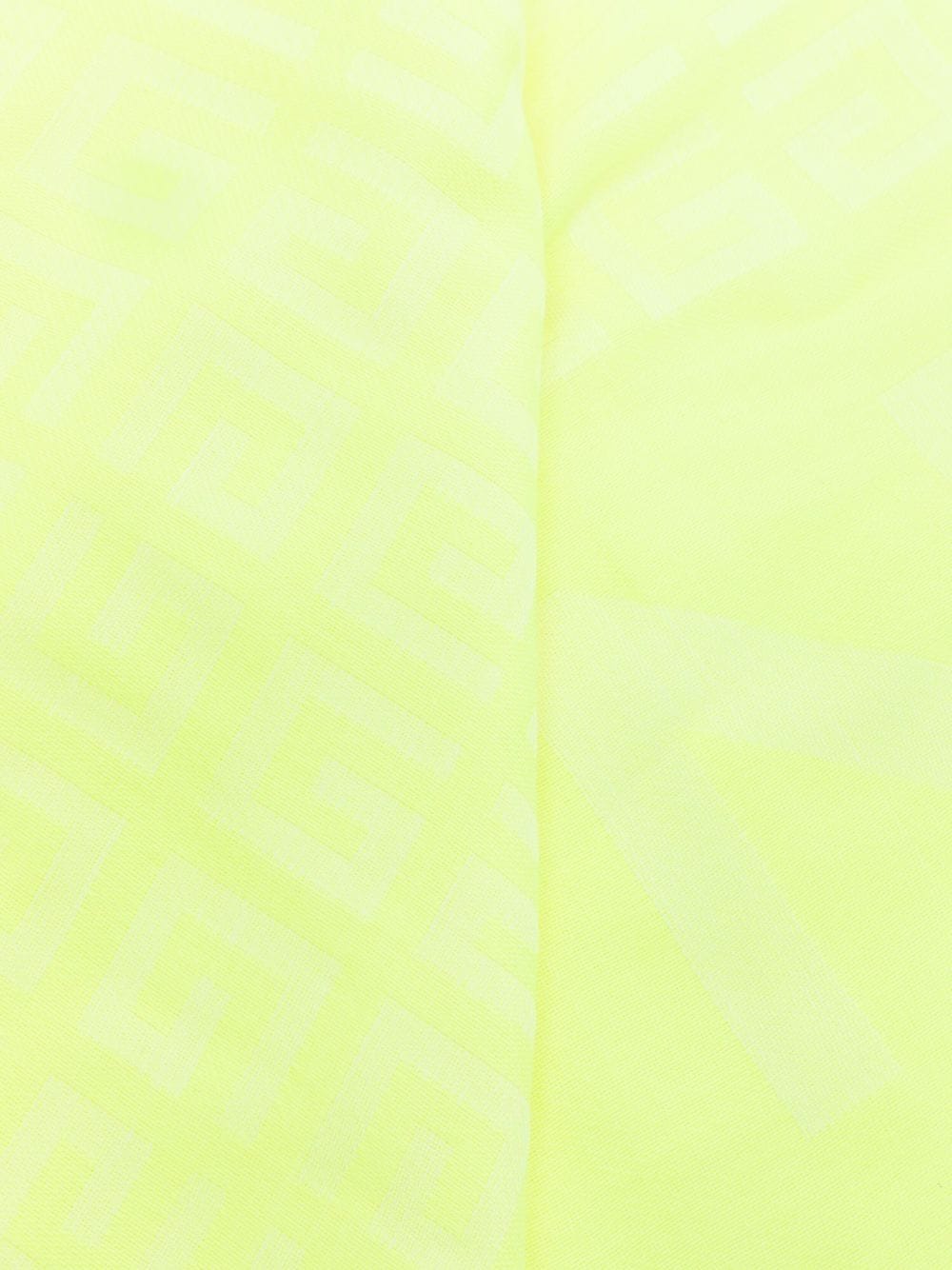 Raw-Edge Knitted Scarf