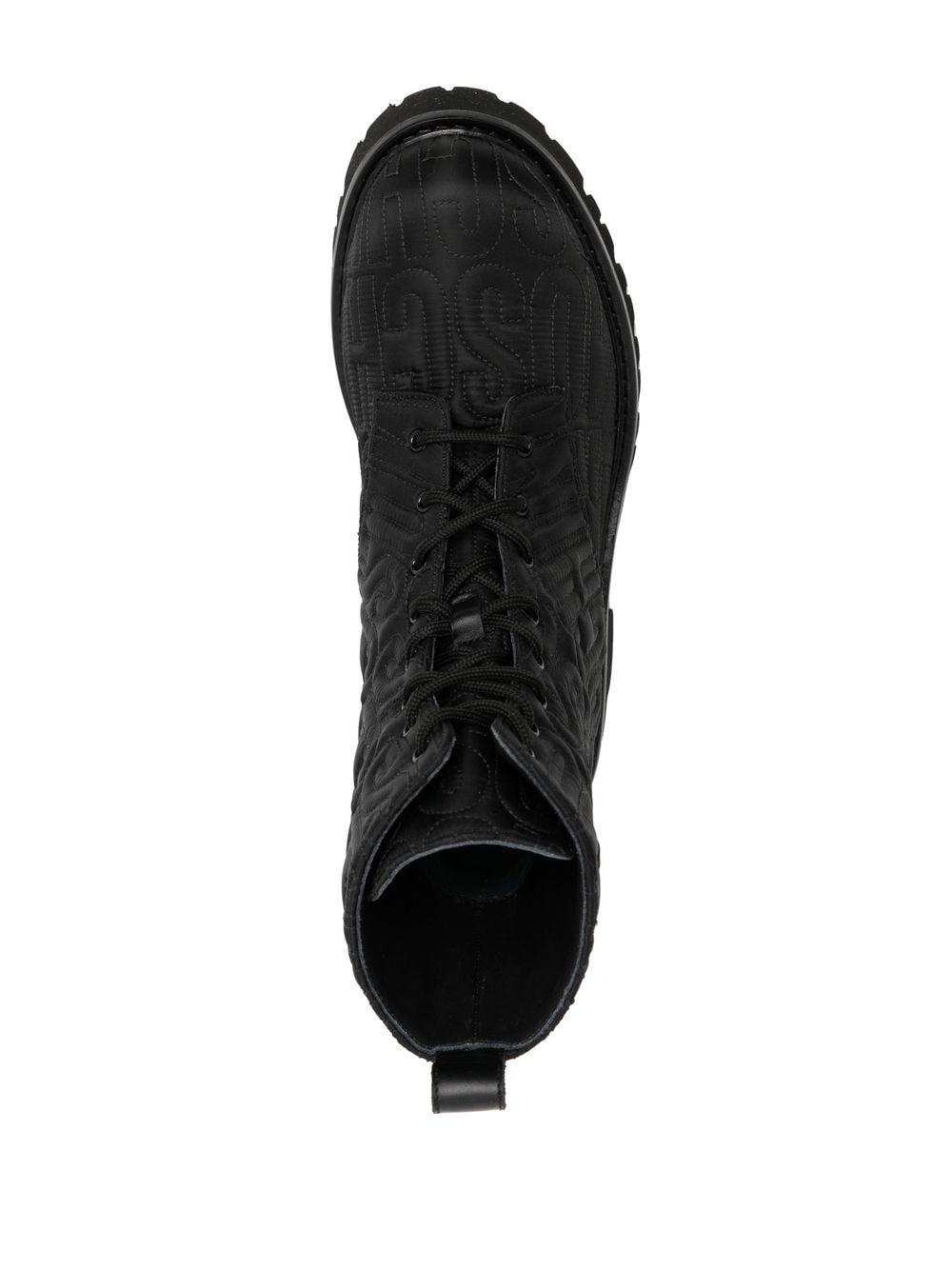 Embroidered-Logo Ankle Boots