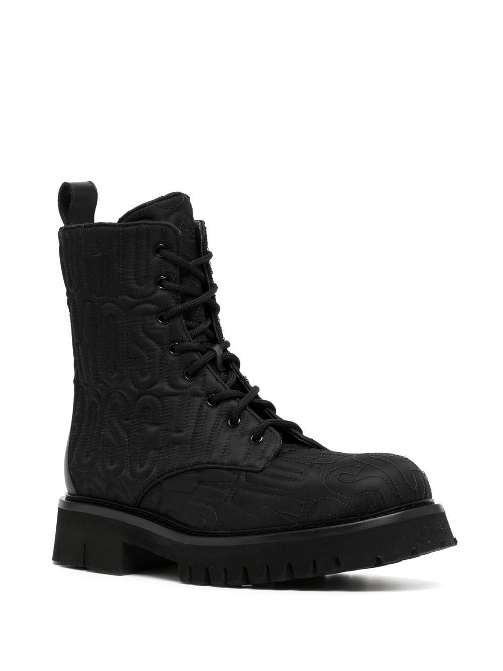 Embroidered-Logo Ankle Boots