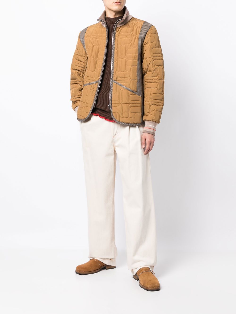 Multi-Panel Padded Jacket