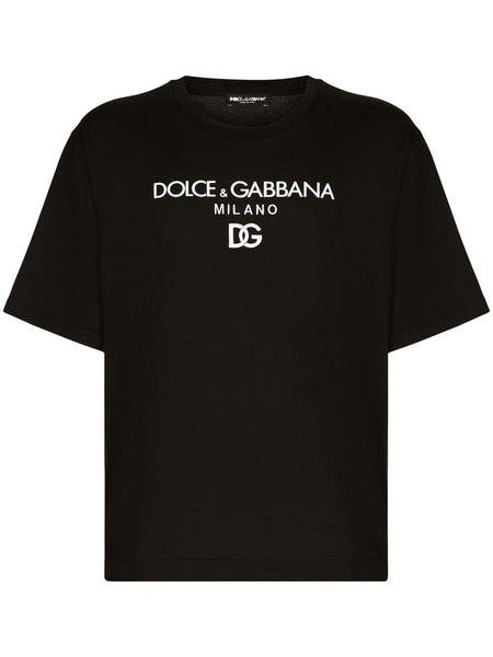 Dg Essentials Logo-Embroidered T-Shirt