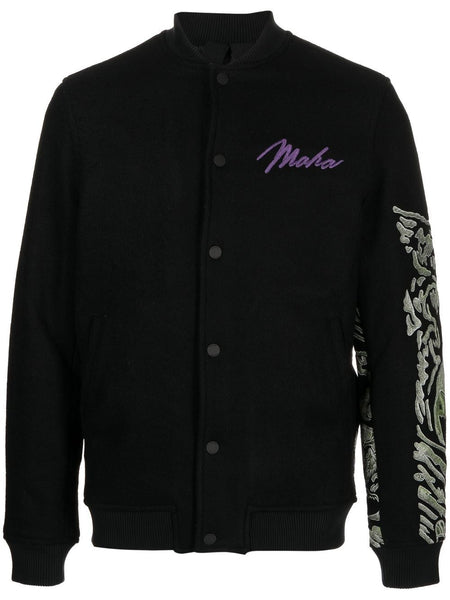 Graphic Logo-Embroidered Bomber Jacket