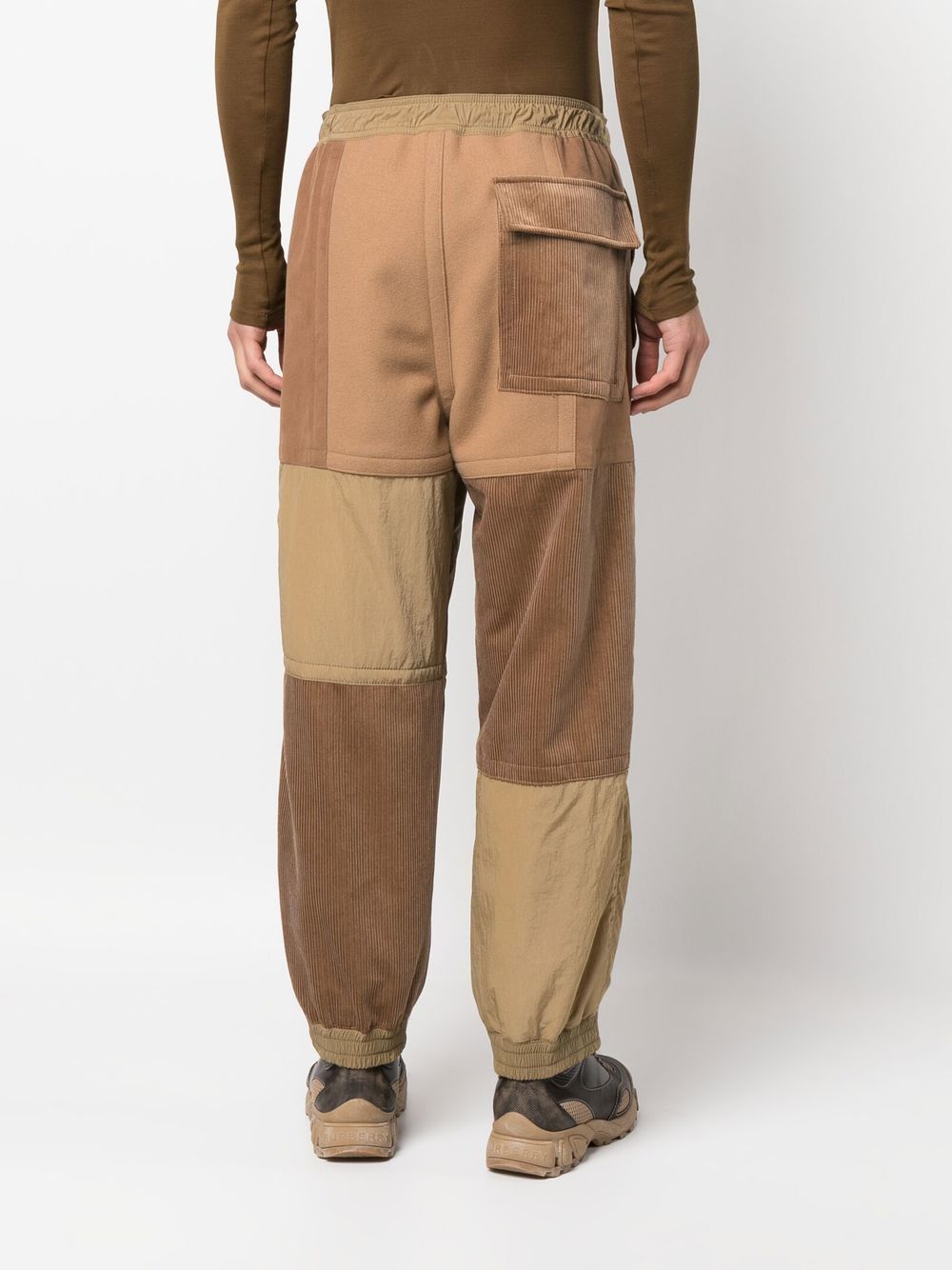 Panelled Straight-Leg Trousers