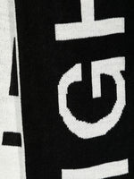 Intarsia-Knit Logo Scarf