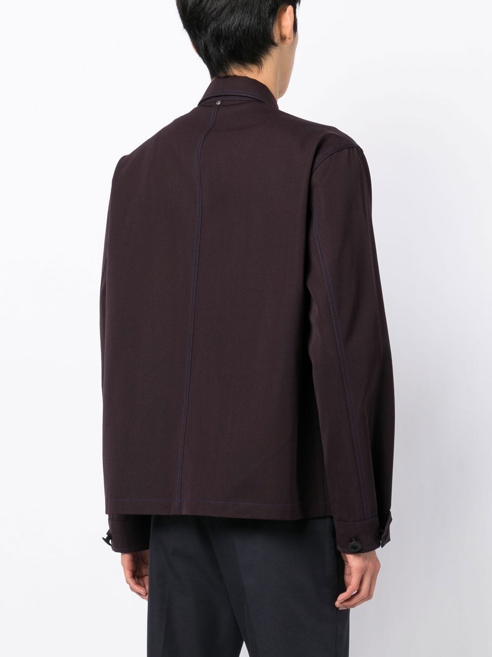 Zip-Up Shirt Jacket
