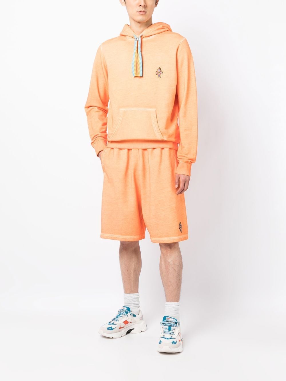 Embroidered-Logo Hoodie