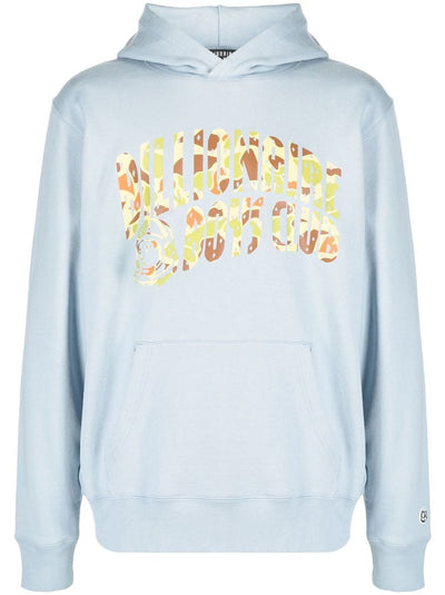 Camo Arch Logo-Print Hoodie
