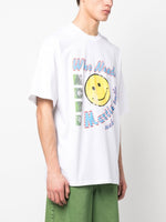 Slogan-Print Cotton T-Shirt