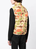 Camouflage-Pattern Padded Gilet
