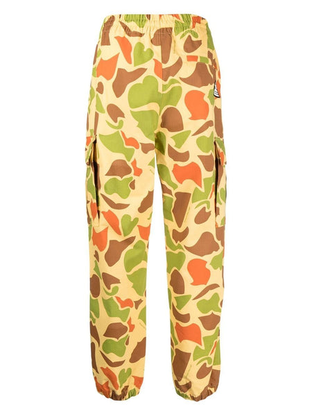Camouflage-Print Elasticated Trousers