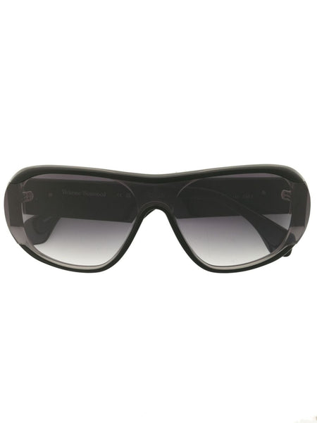 Gradient-Lenses Pilot-Frame Sunglasses