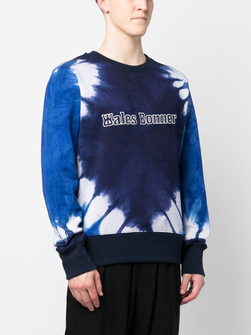Tie-Dye Logo-Embroidered Sweatshirt