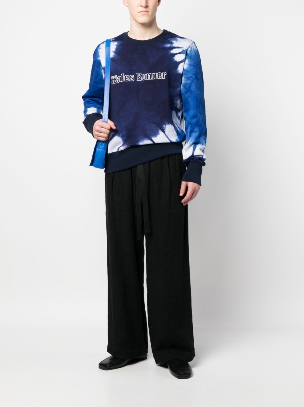 Tie-Dye Logo-Embroidered Sweatshirt