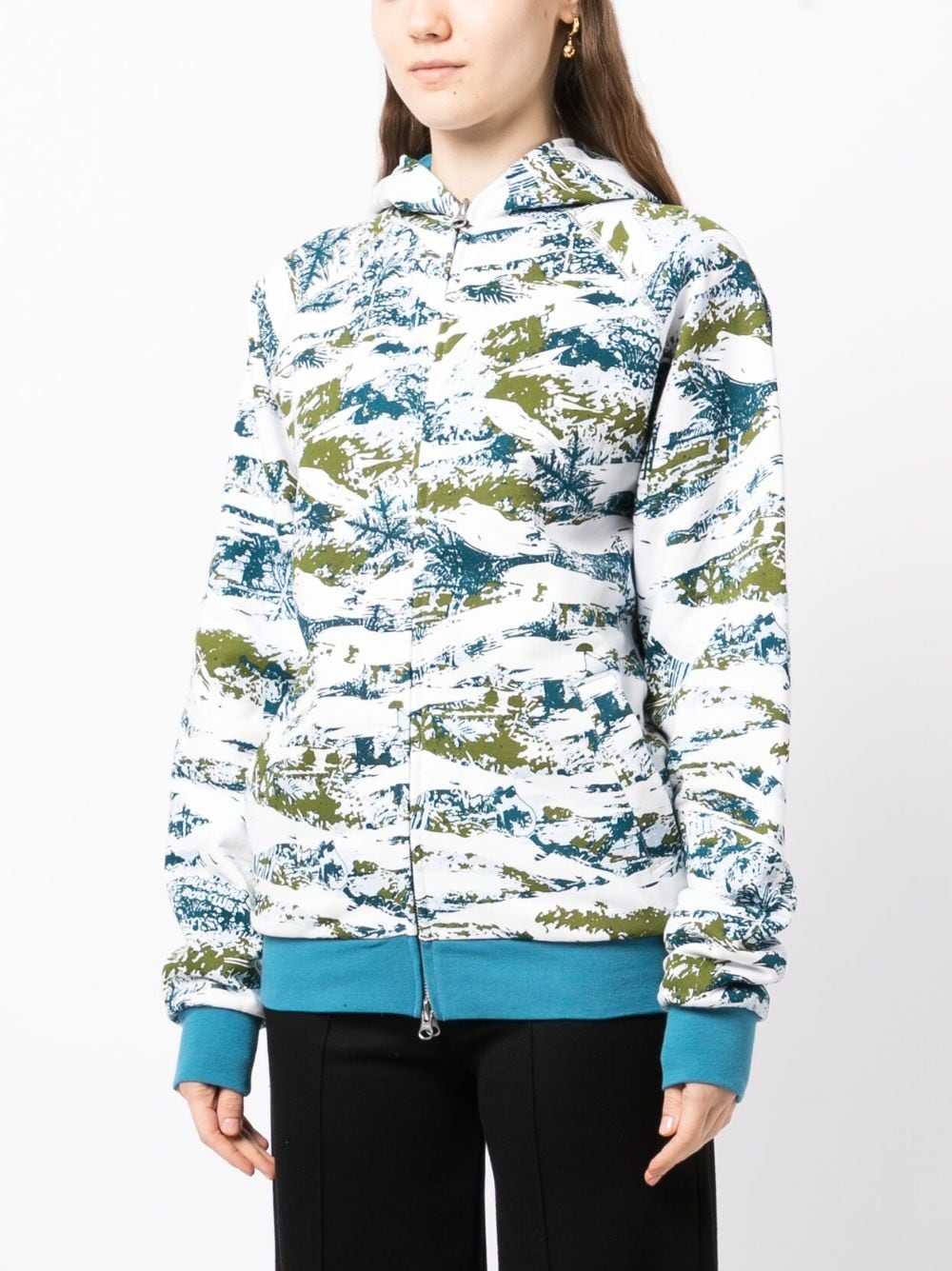 Printed Hoody Sweatshirt