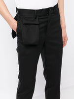 Multi-Pocket Slim-Cut Trousers