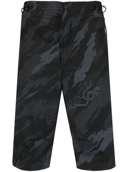Camouflage-Print Shorts
