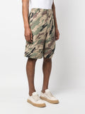 Loose Camouflage-Print Shorts