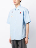 Patch-Detail Cotton Shirt