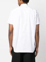 Graphic-Print Short-Sleeve Cotton Shirt