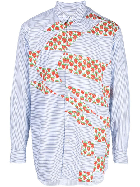 X Brent Westfall Strawberry Patchwork Shirt