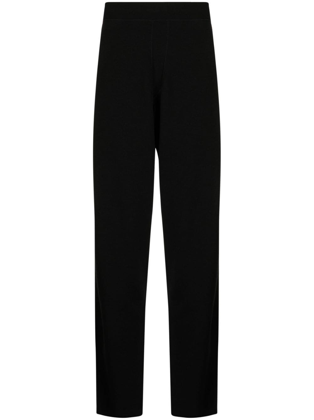 Elasticated-Waist Cotton-Cashmere Blend Trousers