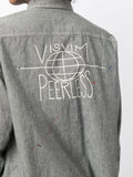 Logo-Print Paint-Splatter Shirt