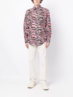 Zebra-Print Cotton Shirt