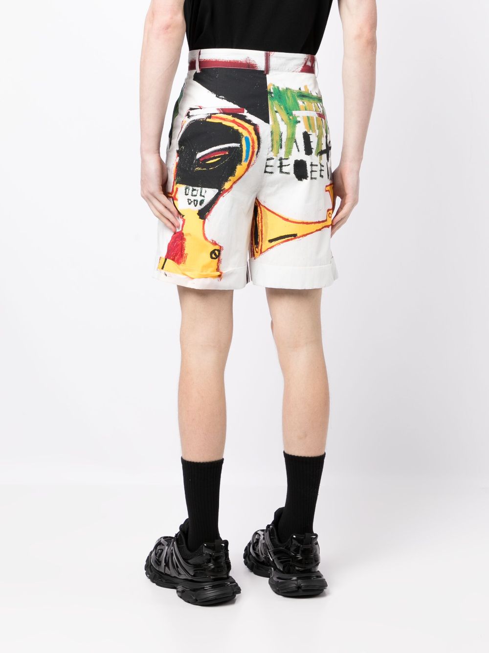 Graphic-Print Cotton Shorts