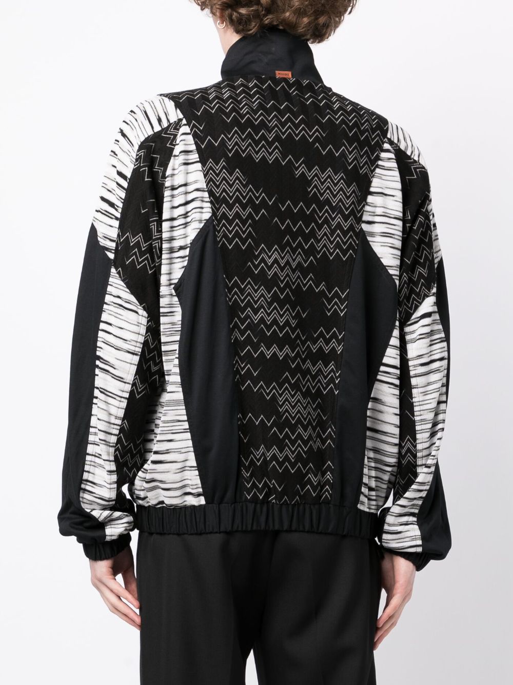 Zig Zag Zip-Up Jacket