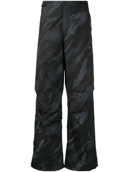 Bonsai Forest-Print Trousers