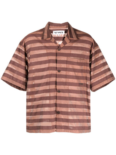Striped Cotton-Blend Shirt