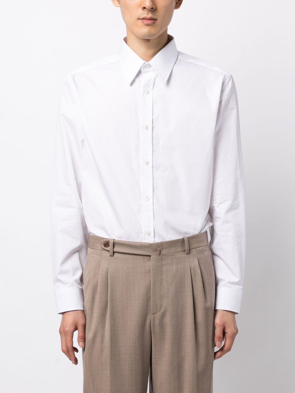 Long-Sleeves Cotton Shirt