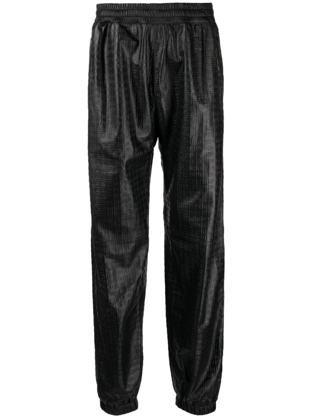 Embossed-4G Pattern Leather Trousers