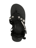Stud-Embellished T-Bar Strap Sandals