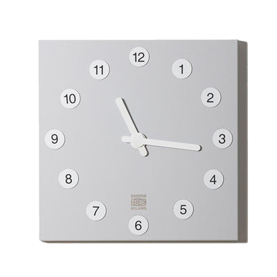 Danese Milano Oramai  By Giulio Iacchetti Wall Clock Silver